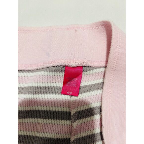 Victoria's Secret pajamas Y2K stripes pink granola girl comfy stretchy women M - Picture 5 of 7